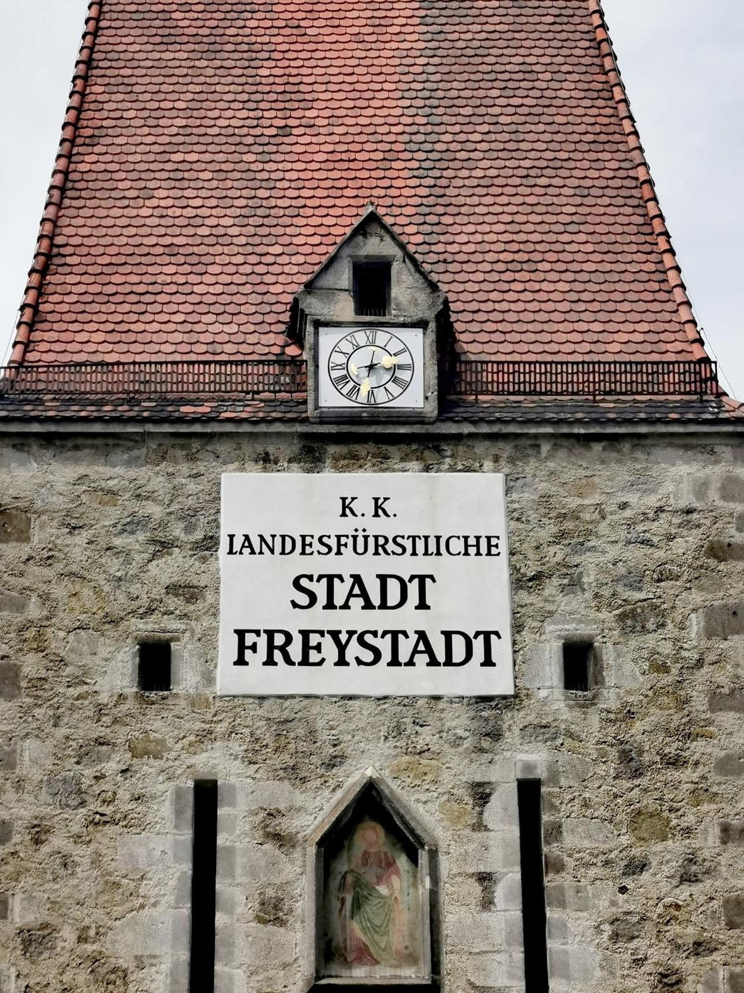 Zentrumsnahe Privatunterkunft Freistadt Bagian luar foto